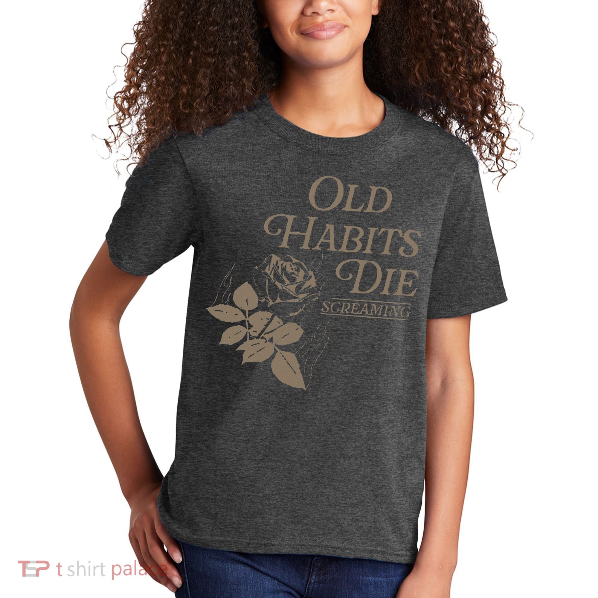 Old Habits Die Screaming Kids T-Shirt