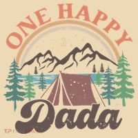 One Happy Dada Happy Camper 1st Birthday Camping Trip Tote Bag thumb 4