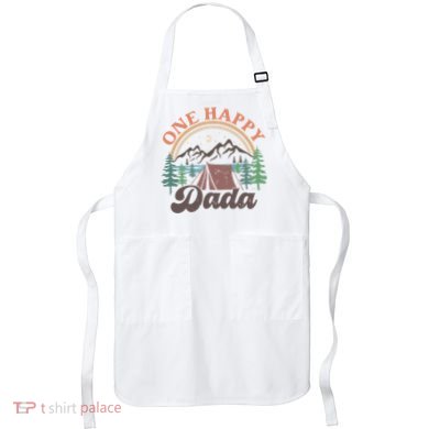 One Happy Dada Happy Camper 1st Birthday Camping Trip Apron