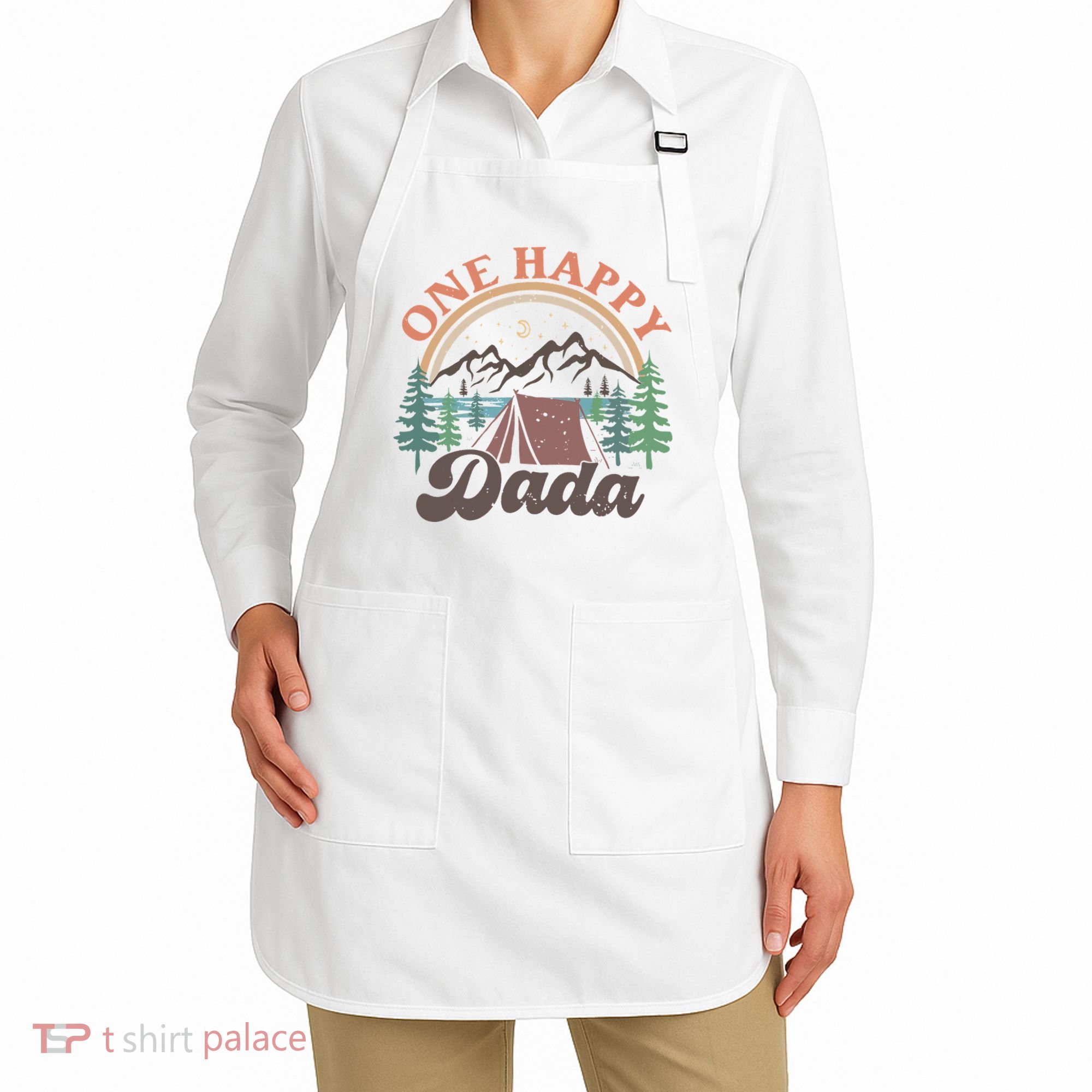 One Happy Dada Happy Camper 1st Birthday Camping Trip Apron