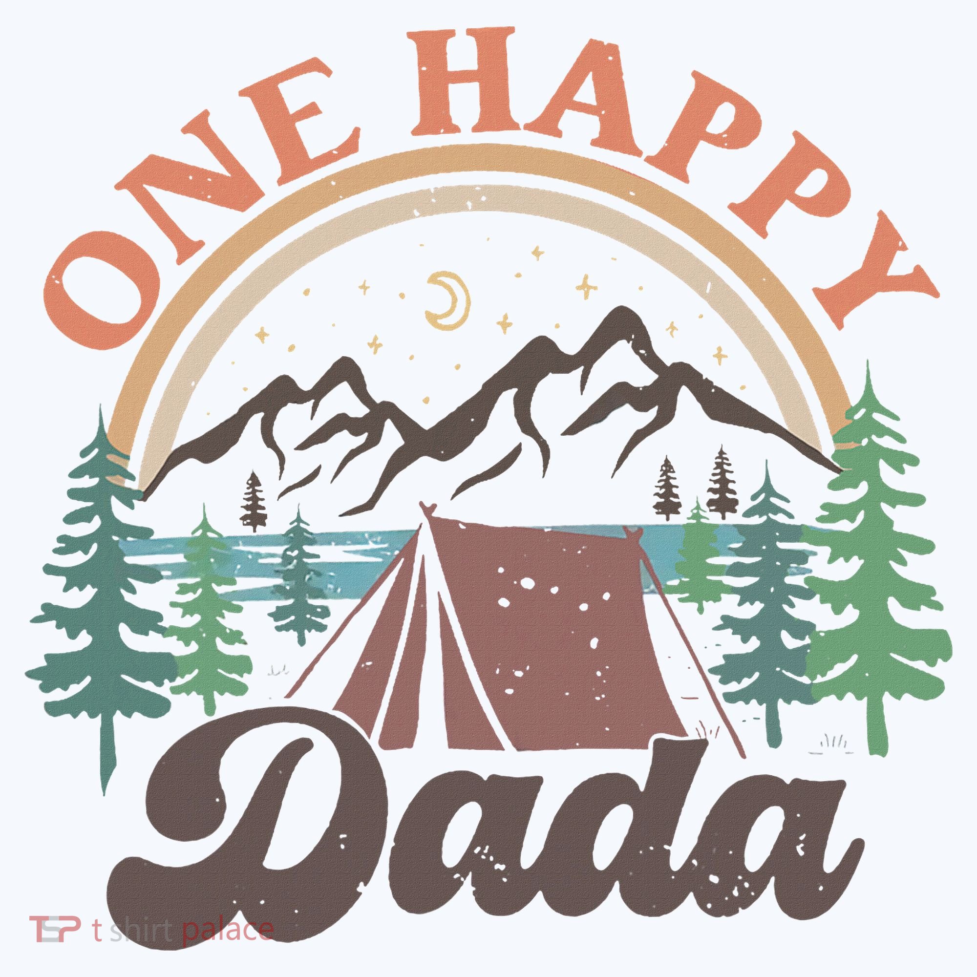 One Happy Dada Happy Camper 1st Birthday Camping Trip Apron