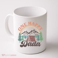 One Happy Dada Happy Camper 1st Birthday Camping Trip Coffee Mug thumb 0