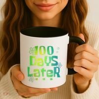 One Hundred Days Later 100th Day Of School Teacher Coffee Mug thumb 3