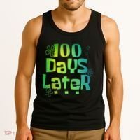 One Hundred Days Later 100th Day Of School Teacher Tank Top thumb 3
