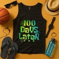 One Hundred Days Later 100th Day Of School Teacher Tank Top thumb 4