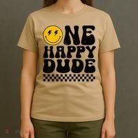 One Happy Dude 1st Birthday Family Matching T-Shirt thumb 4
