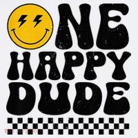 One Happy Dude 1st Birthday Family Matching Women's Hoodie thumb 2