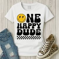 One Happy Dude 1st Birthday Family Matching Women's T-Shirt thumb 3