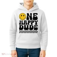 One Happy Dude 1st Birthday Family Matching Kids Hoodie thumb 4