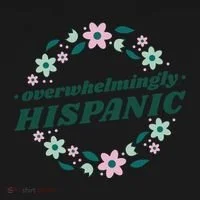 Overwhelmingly Hispanic Floral Women's Long Sleeve Shirt thumb 2
