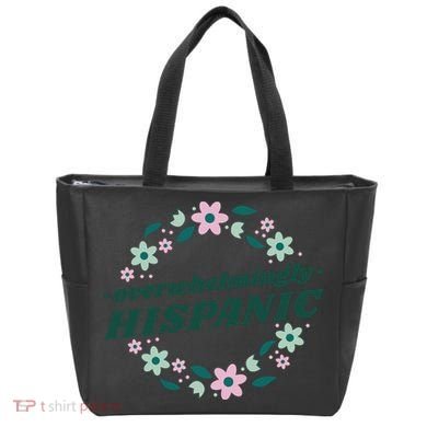 Overwhelmingly Hispanic Floral Tote Bag