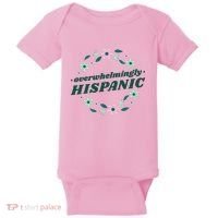 Overwhelmingly Hispanic Floral Baby Bodysuit thumb 0