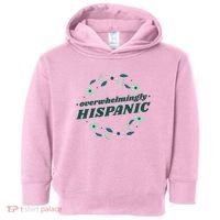 Overwhelmingly Hispanic Floral Toddler Hoodie thumb 0