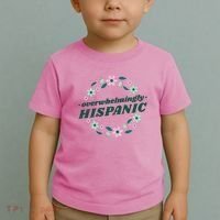 Overwhelmingly Hispanic Floral Toddler T-Shirt thumb 2