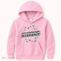 Overwhelmingly Hispanic Floral Kids Hoodie thumb 0