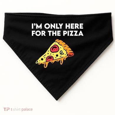 Only Here For Pizza USA-Made Doggie Bandana