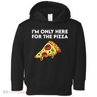 Only Here For Pizza Toddler Hoodie thumb 0