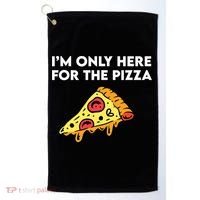 Only Here For Pizza Golf Towel thumb 0