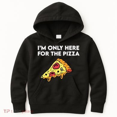 Only Here For Pizza Kids Hoodie