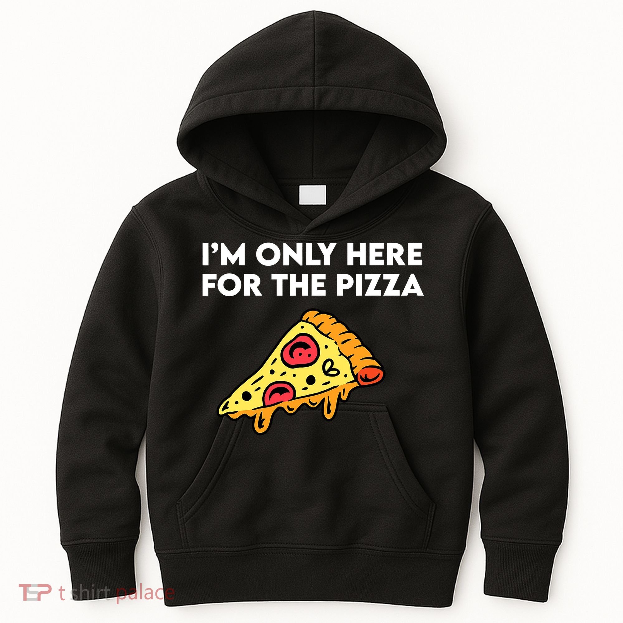 Only Here For Pizza Kids Hoodie