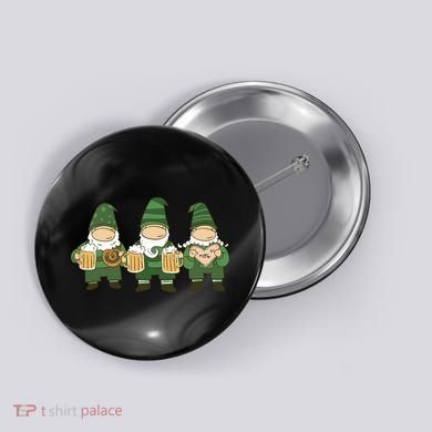 Oktoberfest Holiday Gnomes Button