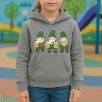 Oktoberfest Holiday Gnomes Kids Hoodie thumb 3