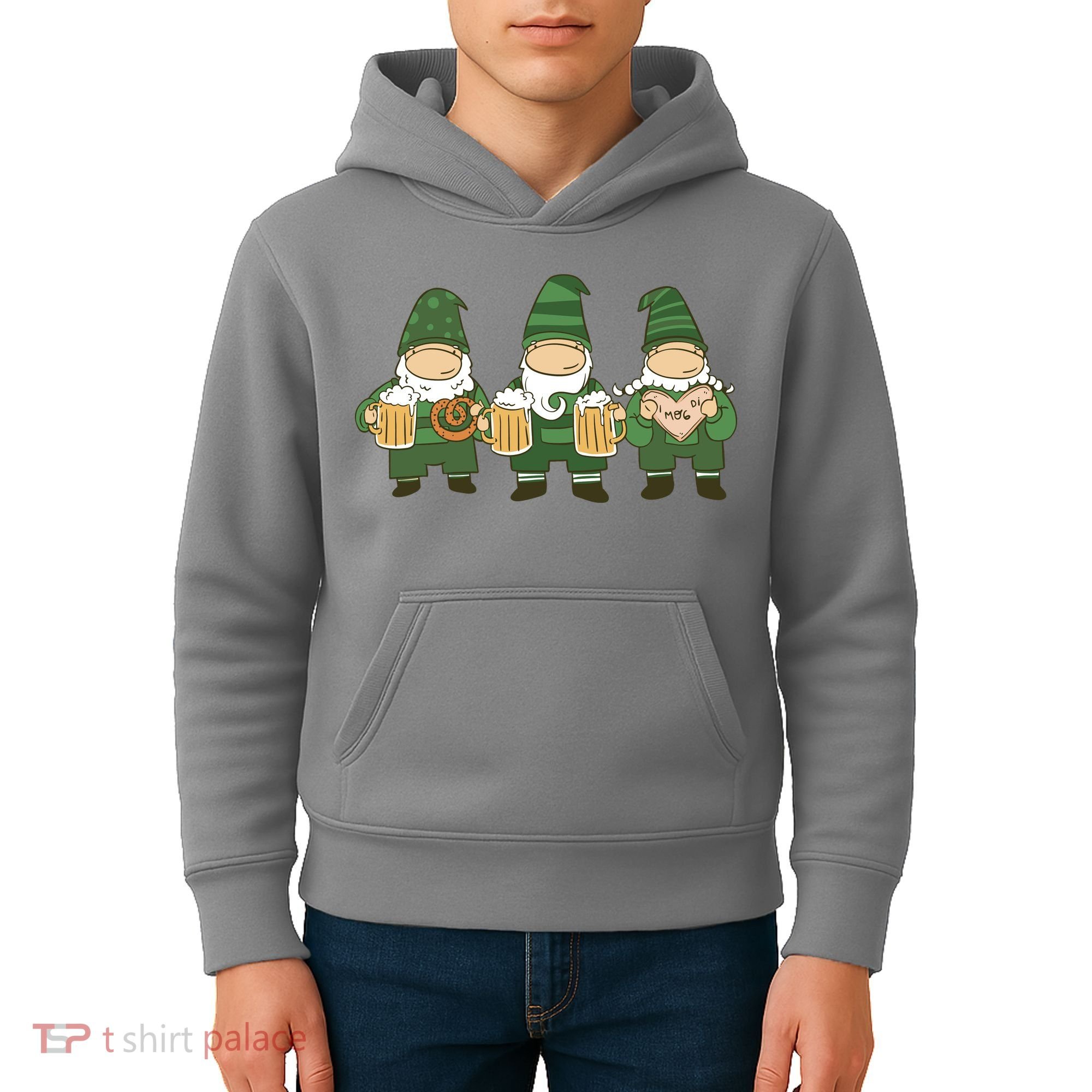 Oktoberfest Holiday Gnomes Kids Hoodie