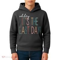 Oh Hey It's The Last Day Schools Out Summer Kids Hoodie thumb 4