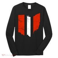 Ohio Cleveland Stripe Football Long Sleeve Shirt thumb 0