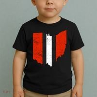 Ohio Cleveland Stripe Football Toddler T-Shirt thumb 2