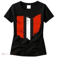 Ohio Cleveland Stripe Football Women's T-Shirt thumb 0