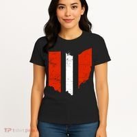 Ohio Cleveland Stripe Football Women's T-Shirt thumb 4