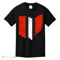 Ohio Cleveland Stripe Football Kids T-Shirt thumb 0