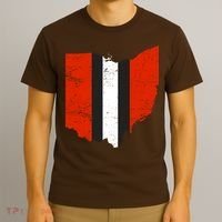 Ohio Cleveland Stripe Football T-Shirt thumb 3
