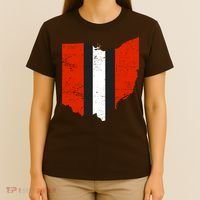 Ohio Cleveland Stripe Football T-Shirt thumb 4