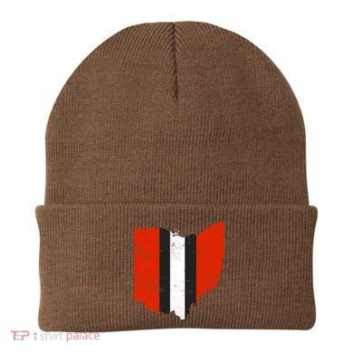 Ohio Cleveland Stripe Football Beanie