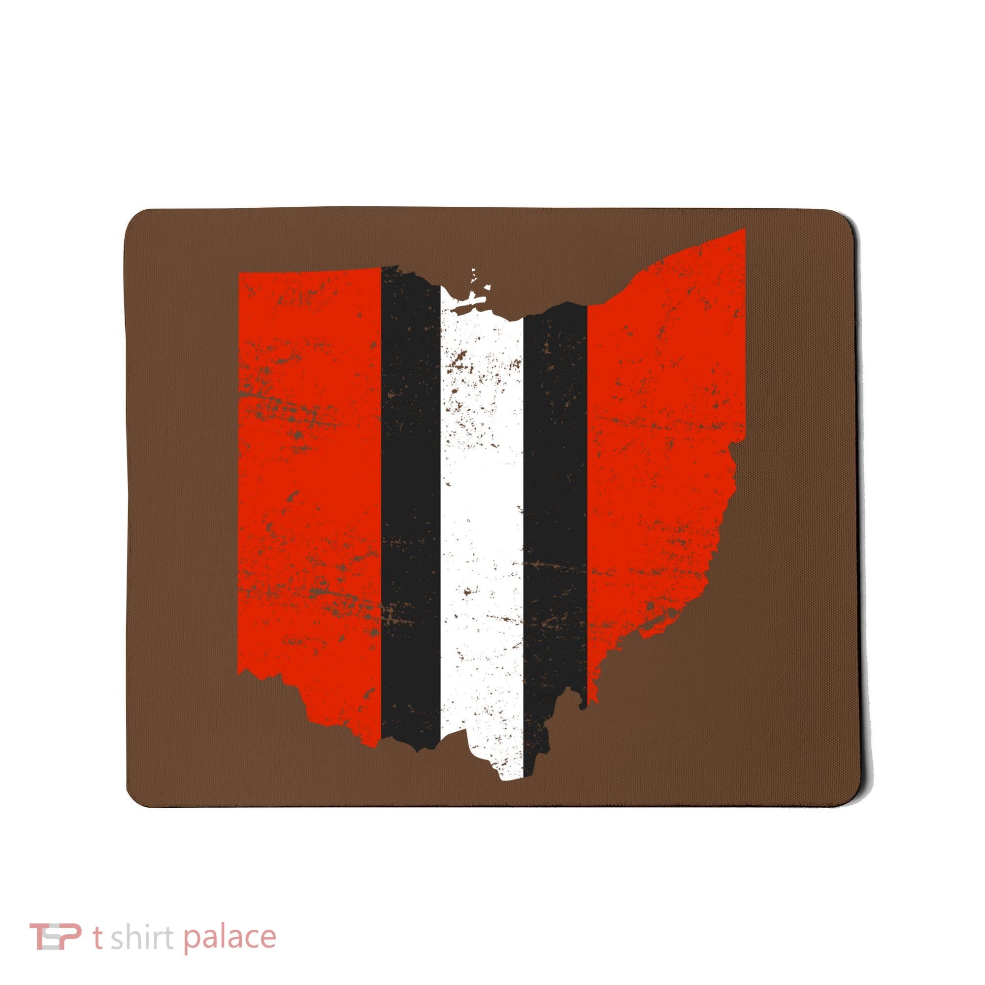 Ohio Cleveland Stripe Football Mousepad