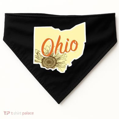 Ohio Floral Cute Flower USA-Made Doggie Bandana