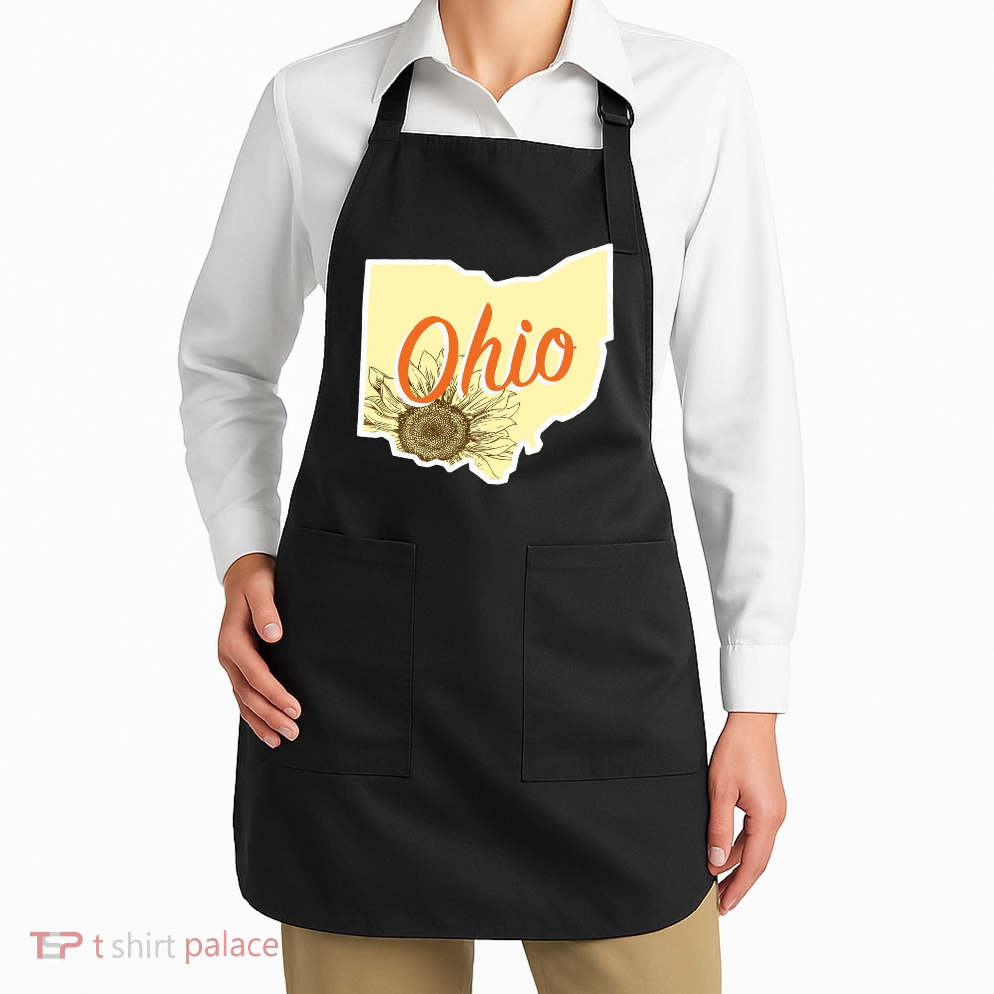 Ohio Floral Cute Flower Apron
