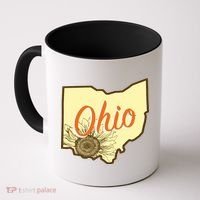 Ohio Floral Cute Flower Coffee Mug thumb 0