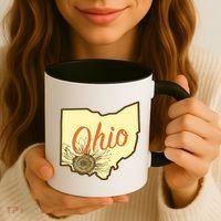 Ohio Floral Cute Flower Coffee Mug thumb 3