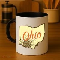 Ohio Floral Cute Flower Coffee Mug thumb 4