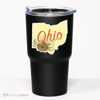 Ohio Floral Cute Flower Tumbler