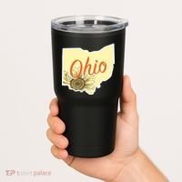 Ohio Floral Cute Flower Tumbler thumb 2