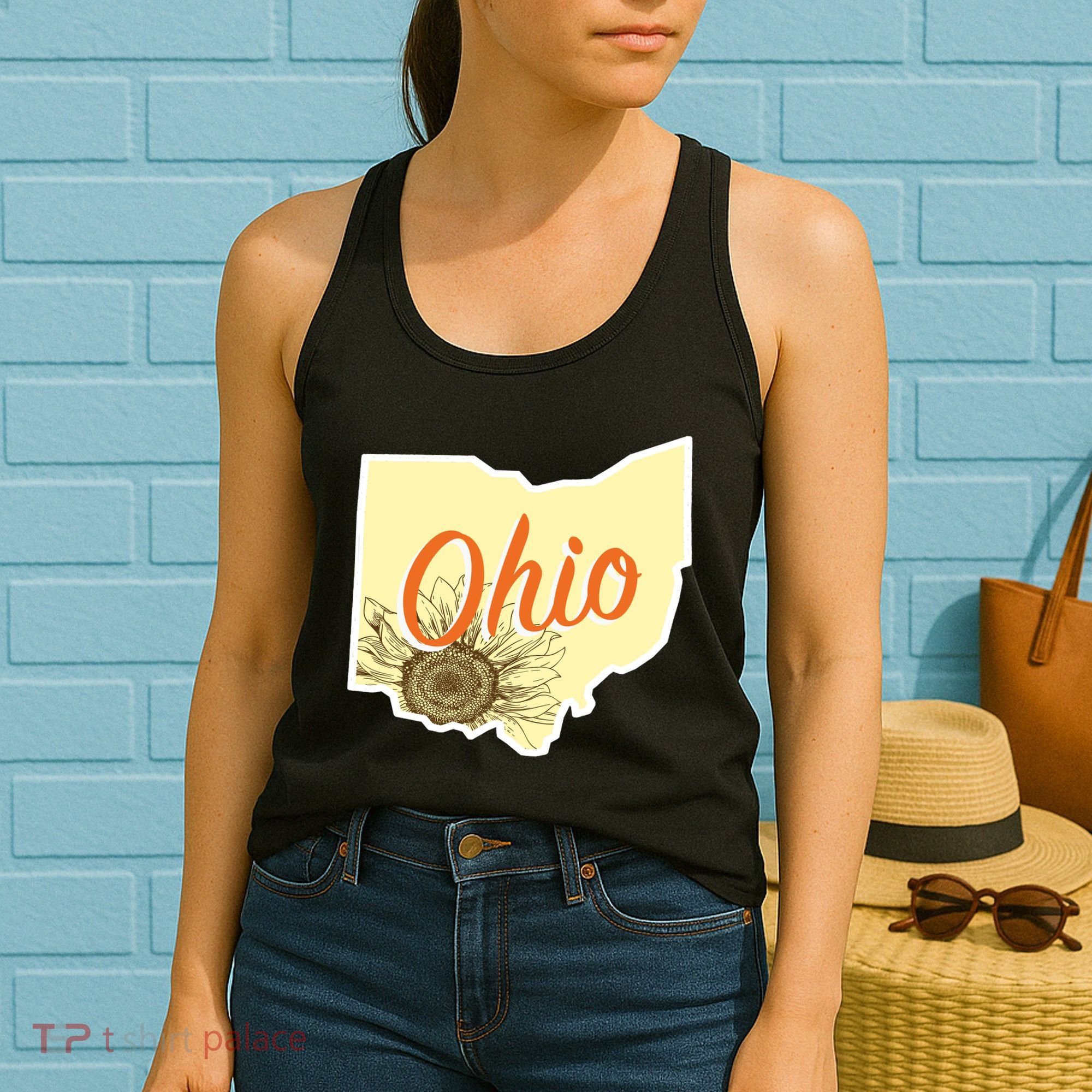 Ohio Floral Cute Flower Women's Tank Top
