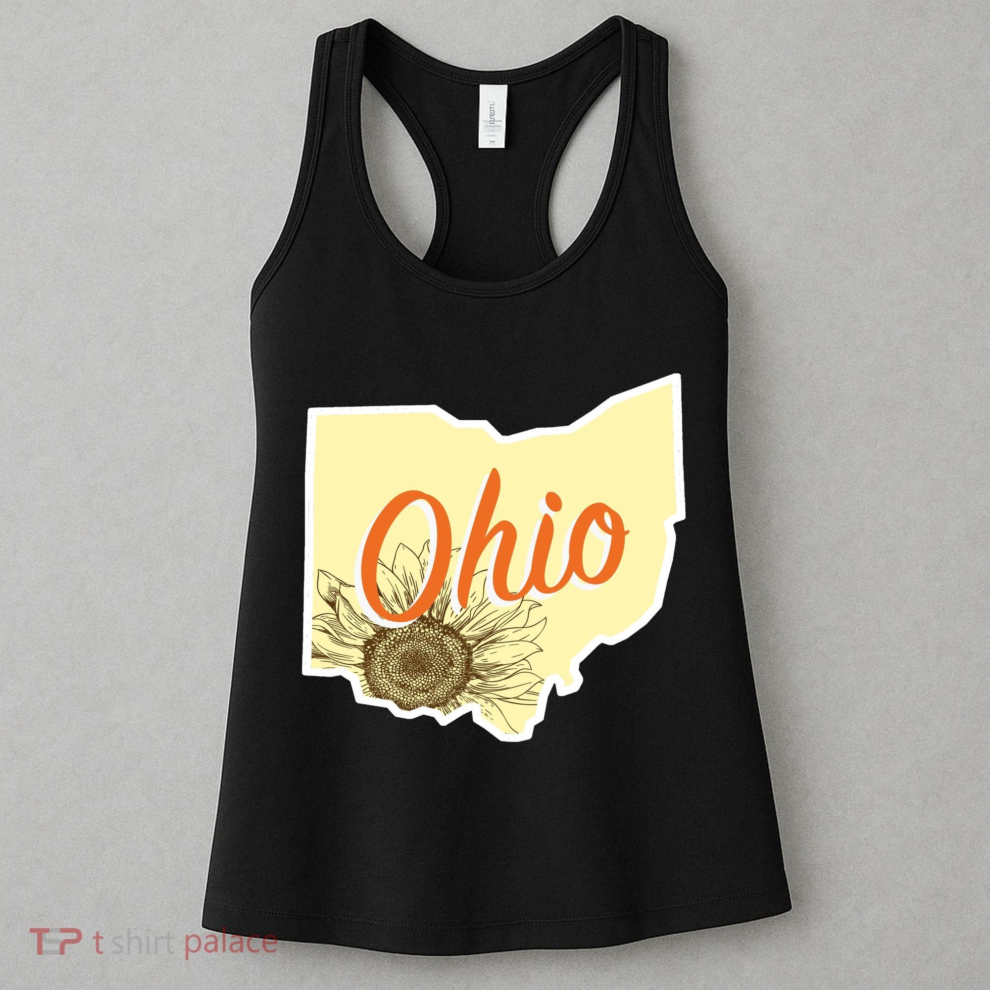 Ohio Floral Cute Flower Women's Tank Top