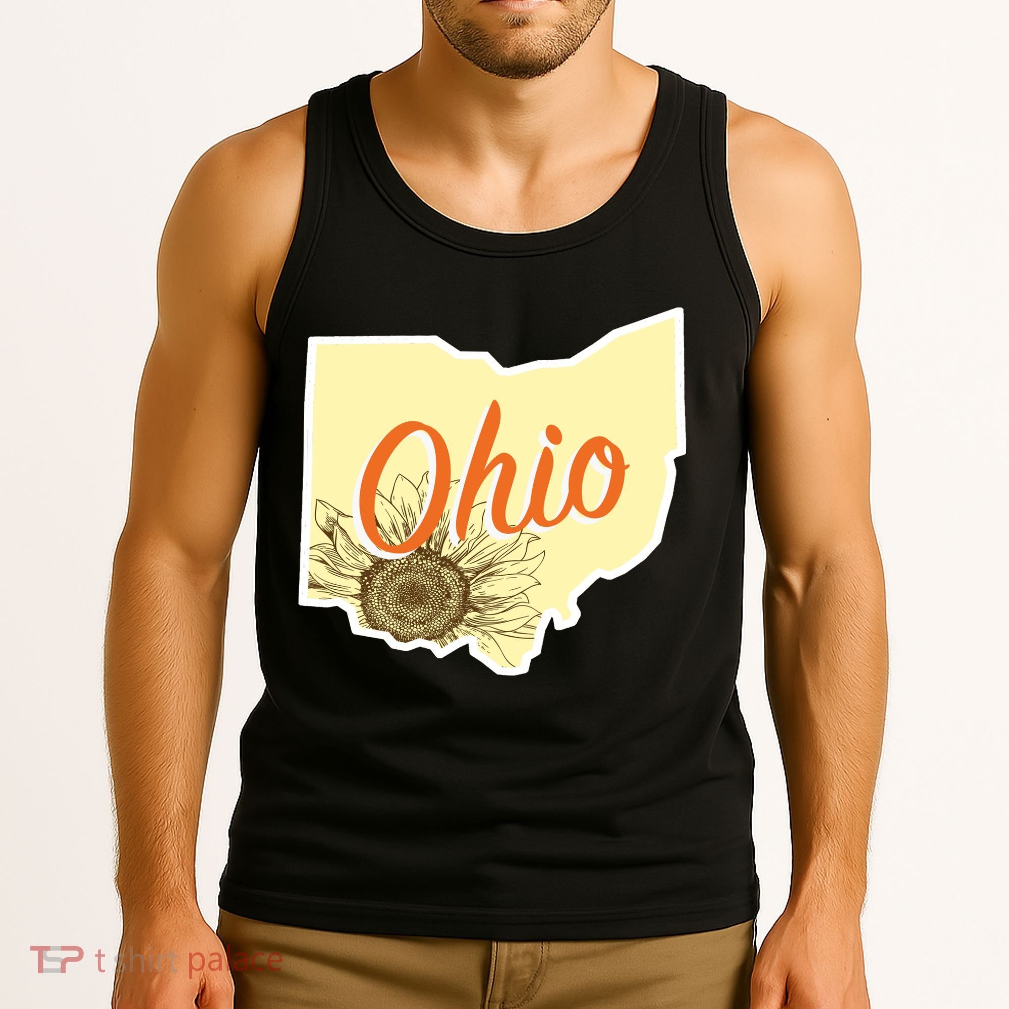 Ohio Floral Cute Flower Tank Top