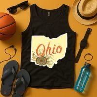 Ohio Floral Cute Flower Tank Top thumb 4