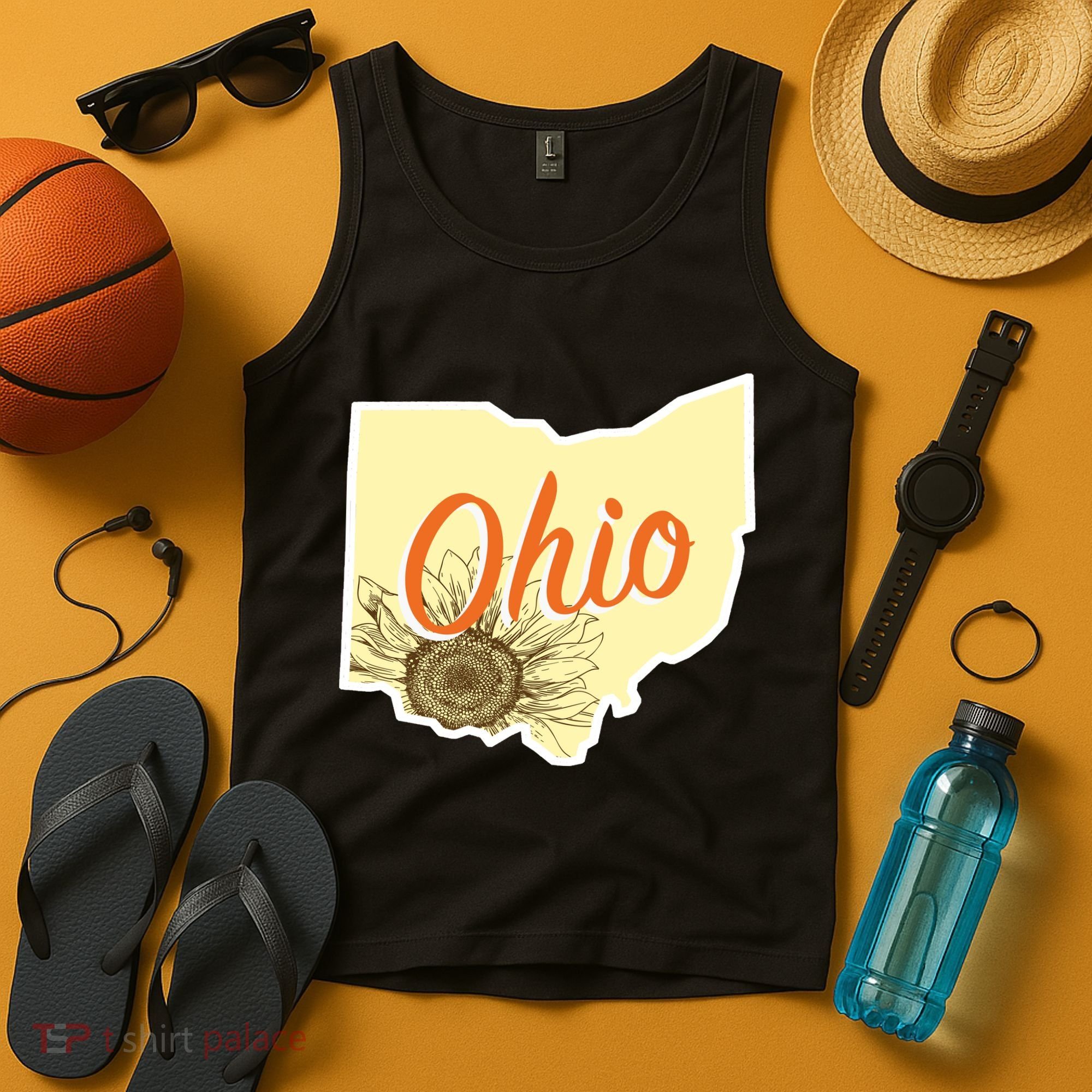Ohio Floral Cute Flower Tank Top