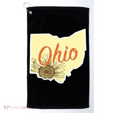 Ohio Floral Cute Flower Golf Towel